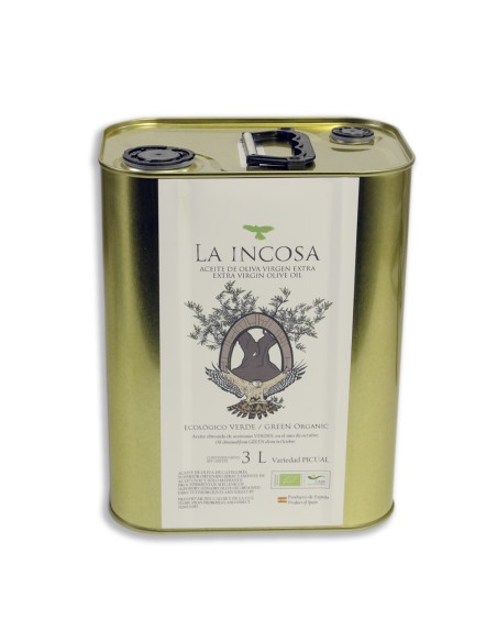 Aceite de oliva virgen extra ecológico lata 3 litros