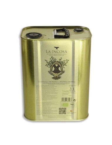 Aceite de oliva virgen extra ecológico lata 3 litros